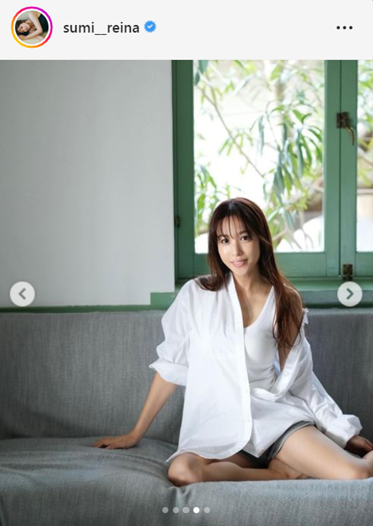 鷲見玲奈アナのインスタグラムより