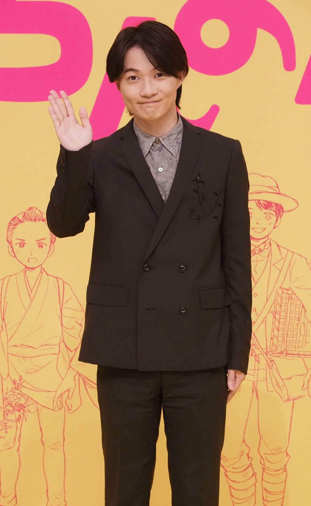 NHK連続テレビ小説「らんまん」の取材会に出席した主演の神木隆之介（撮影・遠藤尚子）