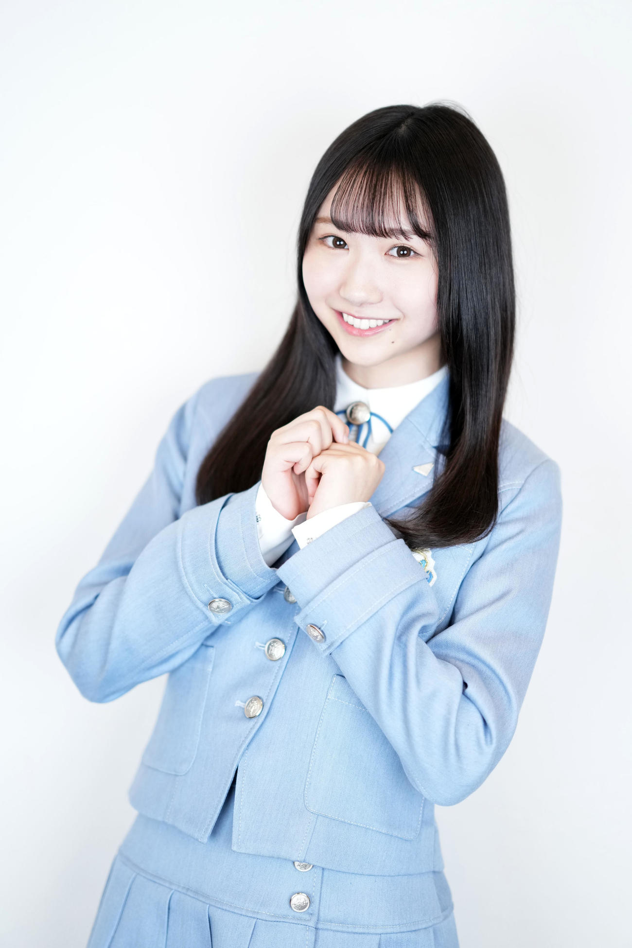 日向坂46藤嶌果歩のかわいく無邪気な笑顔に引き込まれました（撮影・横山健太）
