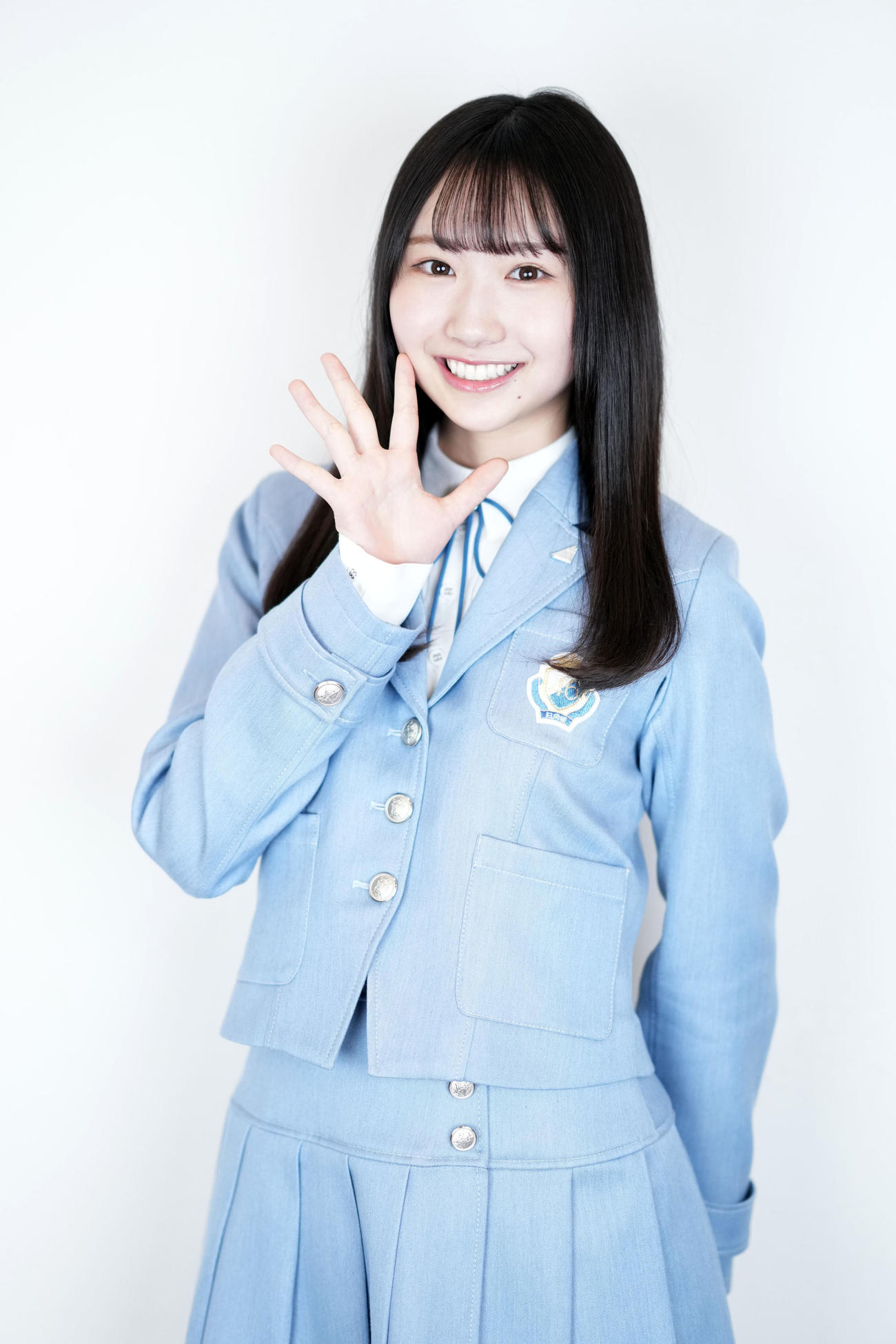 日向坂46藤嶌果歩のかわいく無邪気な笑顔に引き込まれました（撮影・横山健太）