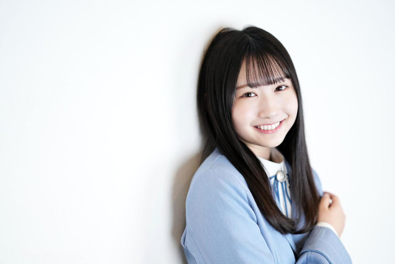 日向坂46藤嶌果歩のかわいく無邪気な笑顔に引き込まれました（撮影・横山健太）