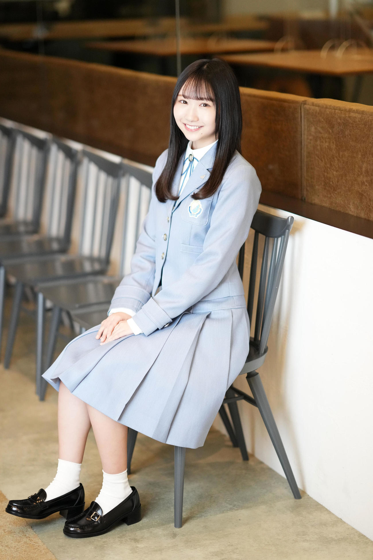 日向坂46藤嶌果歩のかわいく無邪気な笑顔に引き込まれました（撮影・横山健太）