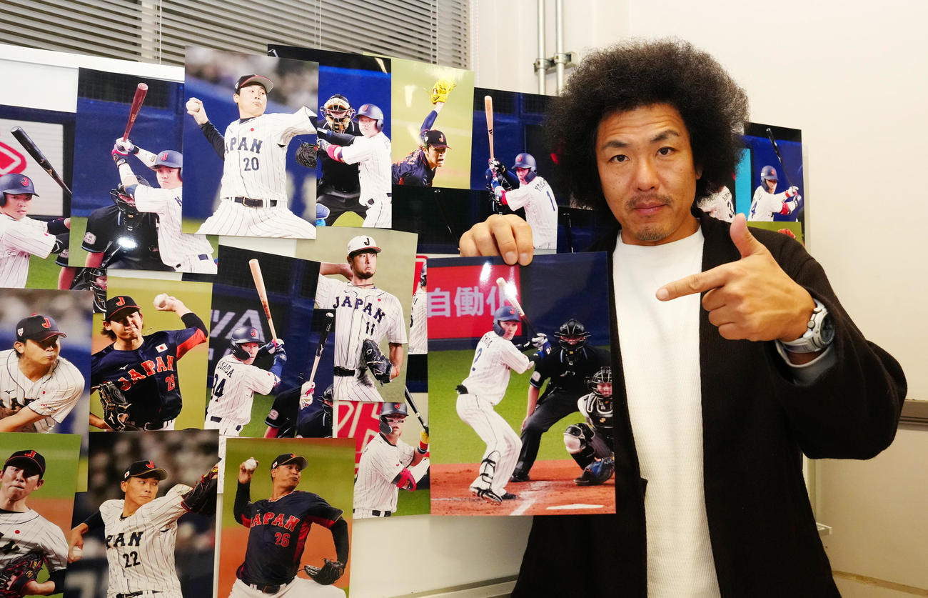 侍ジャパンの源田をキーマンにあげたトータルテンボスの藤田憲右（撮影・江口和貴）