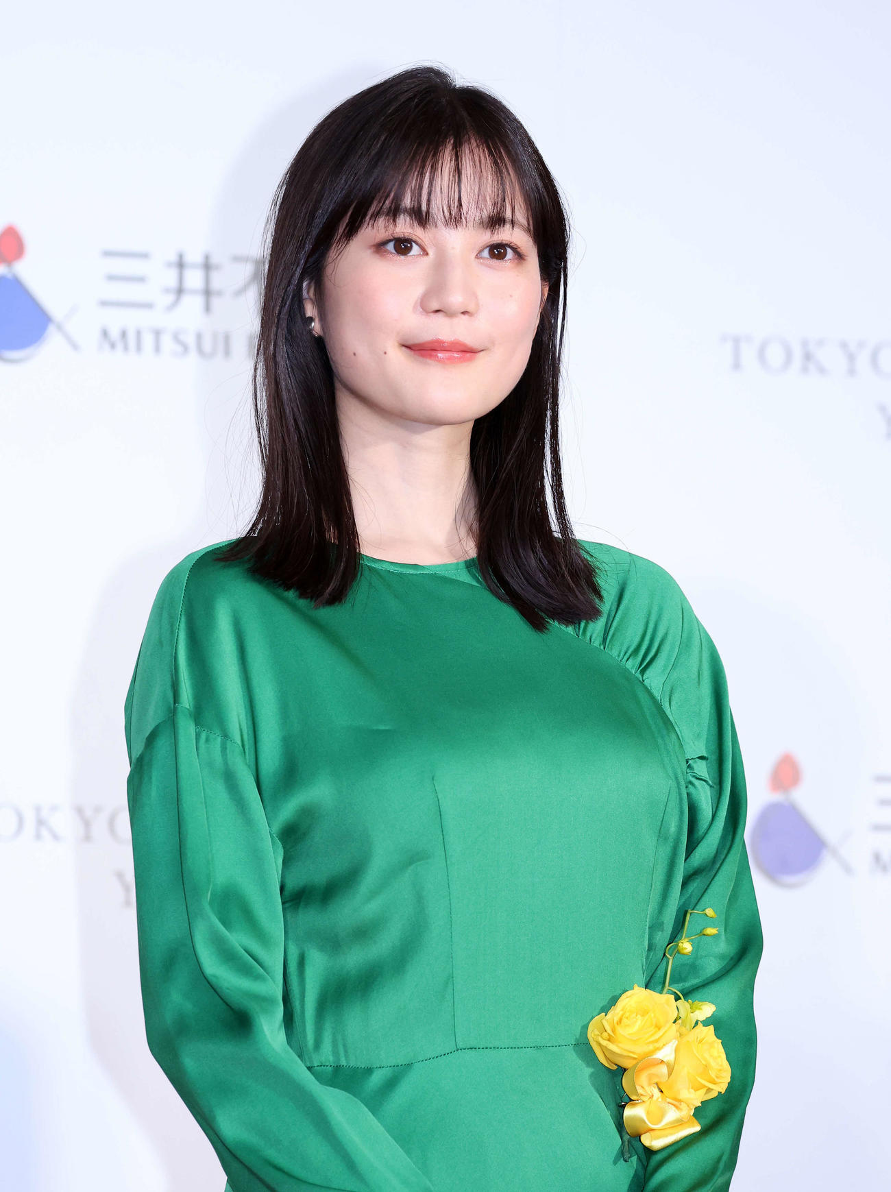 オープニングセレモニーに登壇した生田絵梨花（撮影・鈴木正人）
