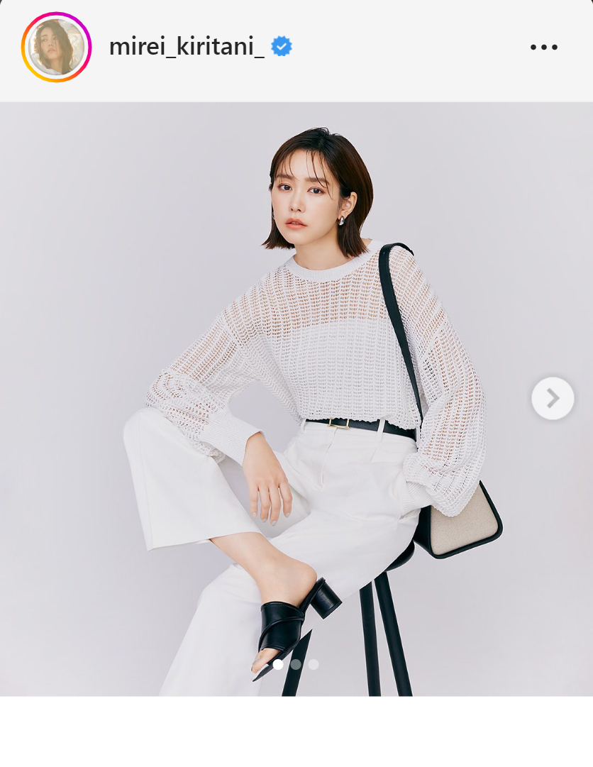 桐谷美玲のインスタグラムより