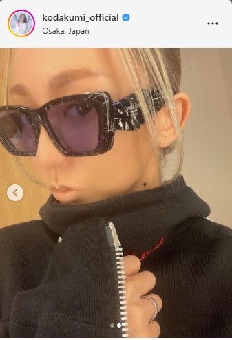 倖田来未のインスタグラムより