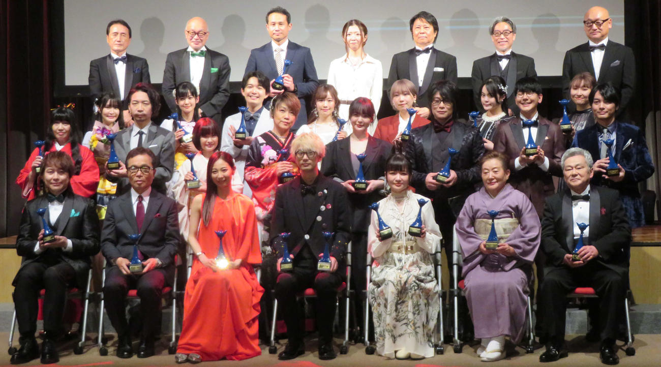 第17回　声優アワードの受賞者とプレゼンター（撮影・村上幸将）