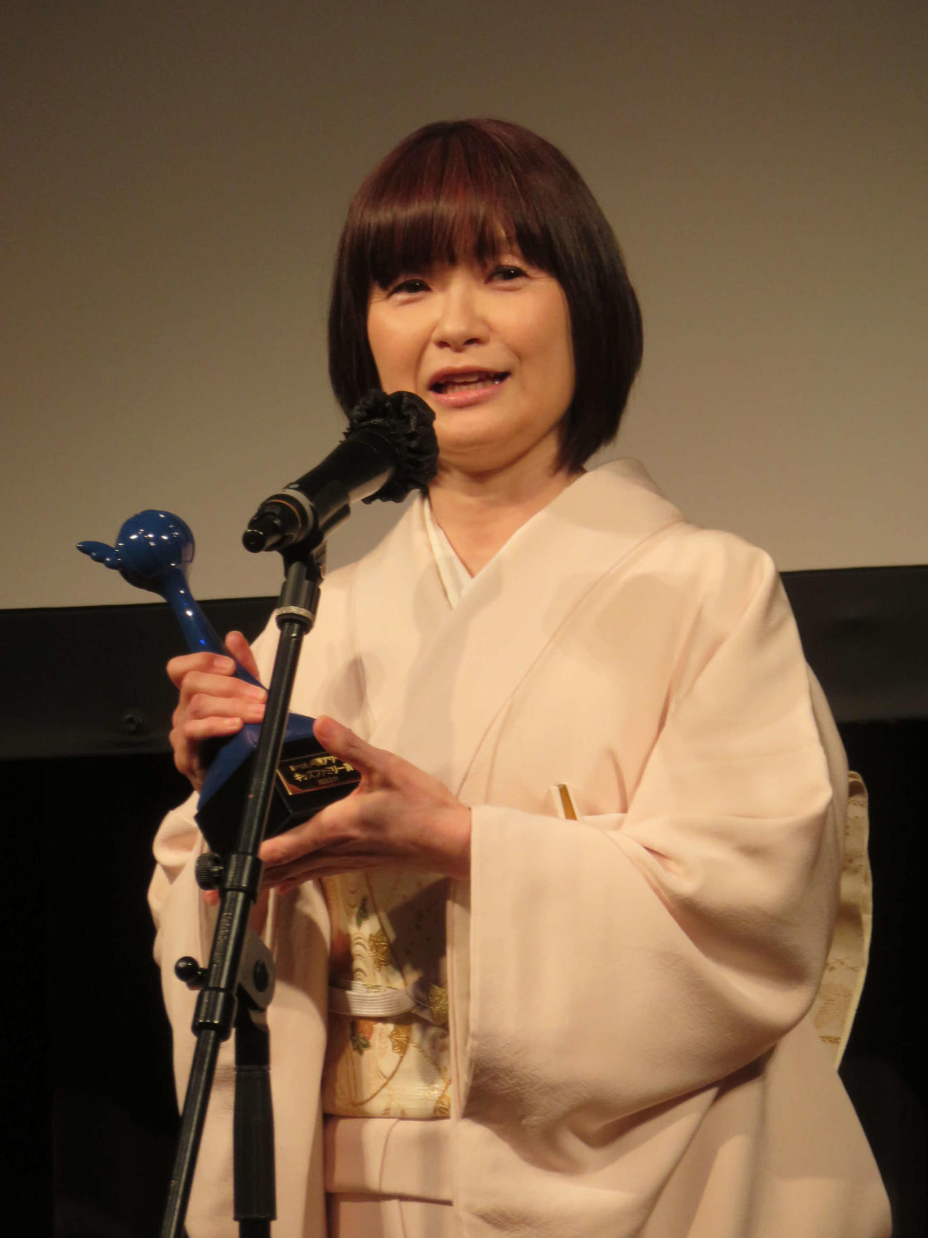 第17回　声優アワードでキッズファミリー賞を受賞した大谷育江（撮影・村上幸将）