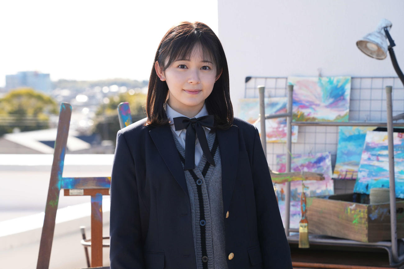 映画「夜が明けたら、いちばんに君に会いにいく」でJO1の白岩瑠姫と共にダブル主演を務める久間田琳加