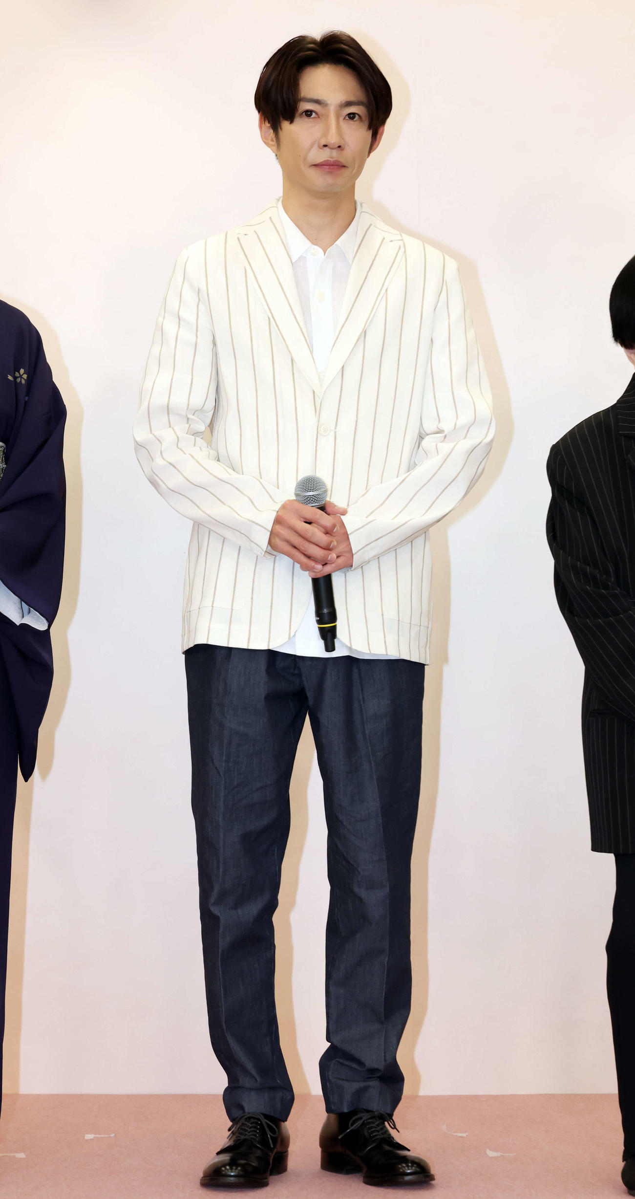 TBSドラマ「ひとりぼっち－人と人をつなぐ愛の物語－」取材会に登壇した相葉雅紀（撮影・宮地輝）