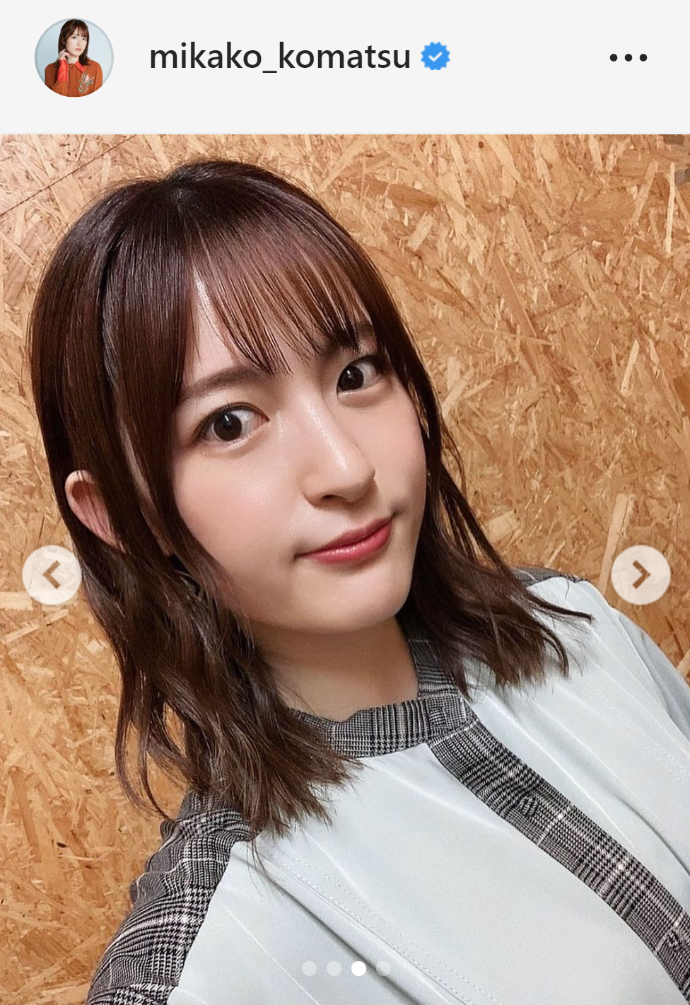 小松未可子のインスタグラムより