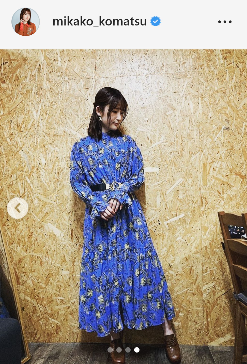 小松未可子のインスタグラムより