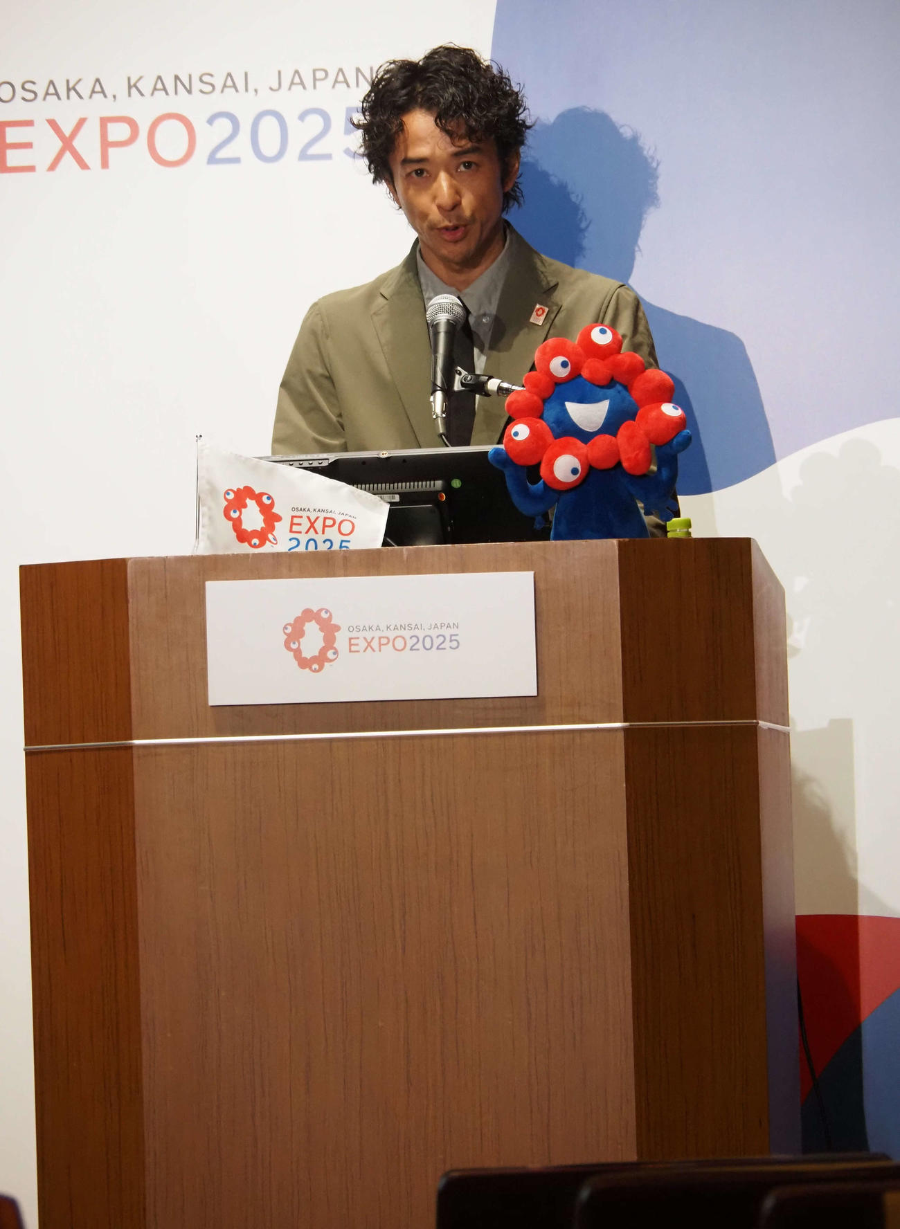2025年日本国際博覧会「催事コンセプト及び主催者催事」説明会に出席した小橋賢児（撮影・遠藤尚子）