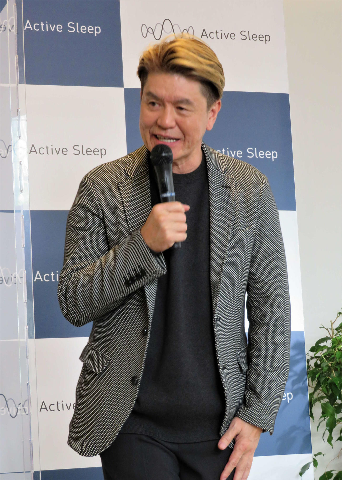 ベッドメーカー「パラマウントベッド」の眠りを楽しむ体験イベント「眠りを楽しむWEEK」のトークショーに出席したヒロミ