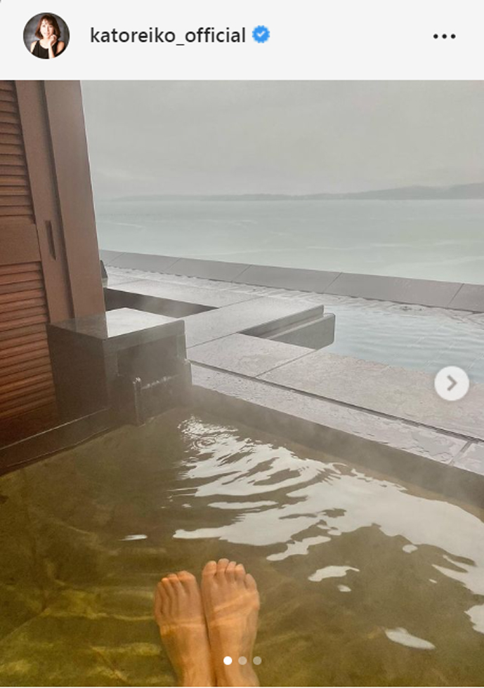 かとうれいこのインスタグラムから