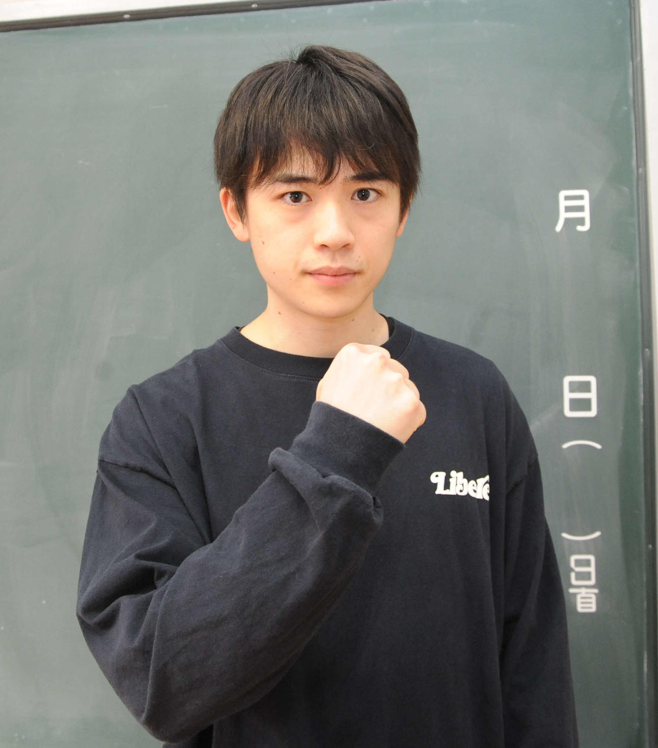 「ハイスクール・ハイ・ライフ2」で舞台初主演を飾る富樫慧士（撮影・松尾幸之介）