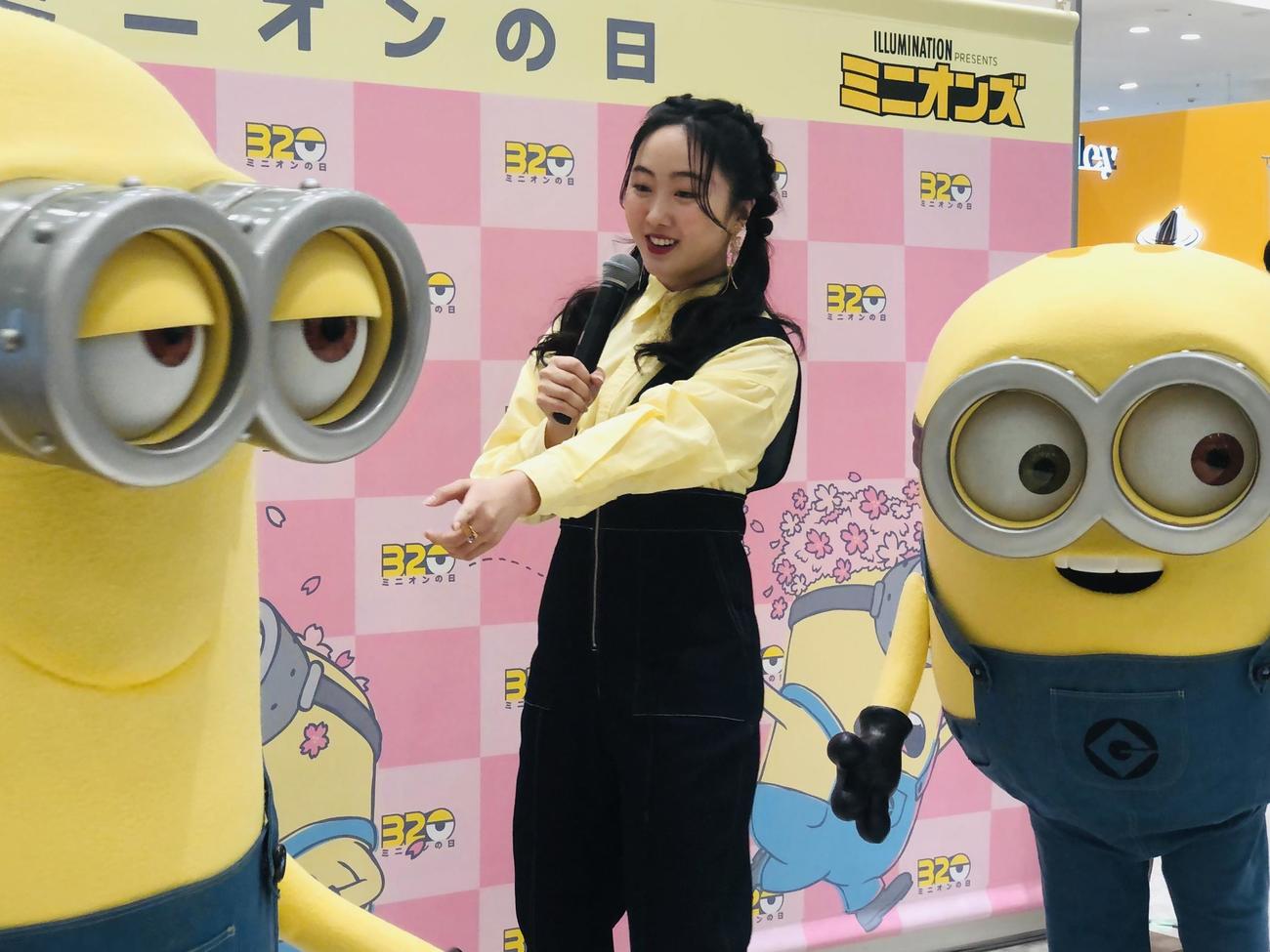 大阪・難波で行われたイベントに参加した本田望結