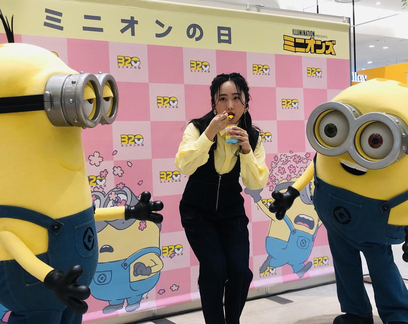 大阪・難波で行われたイベントに参加した本田望結