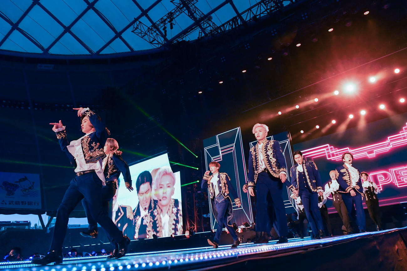 ライブを開催したSUPER JUNIOR（C）石井亜希(田中聖太郎写真事務所)