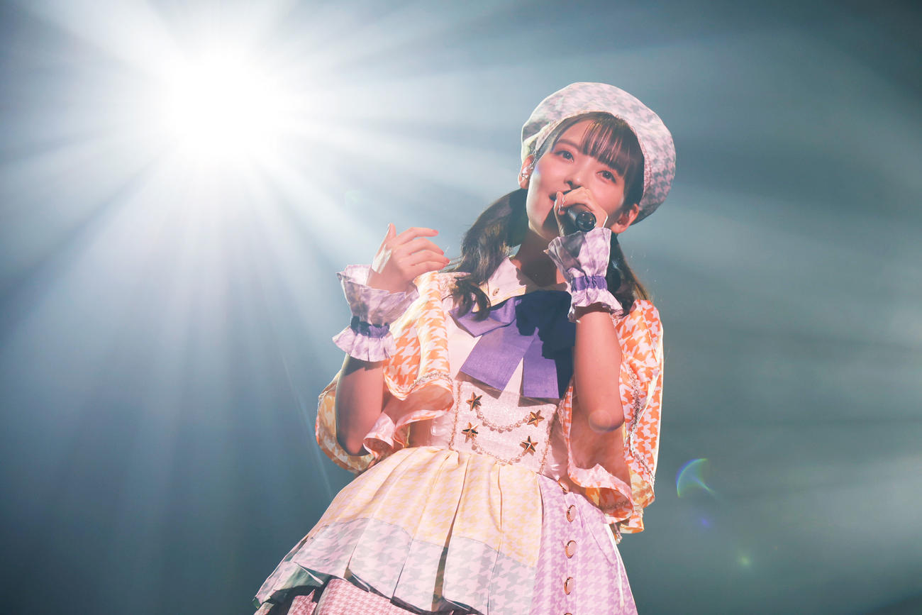 アーティストデビュー10周年イヤーを迎え初ライブを開催した上坂すみれ