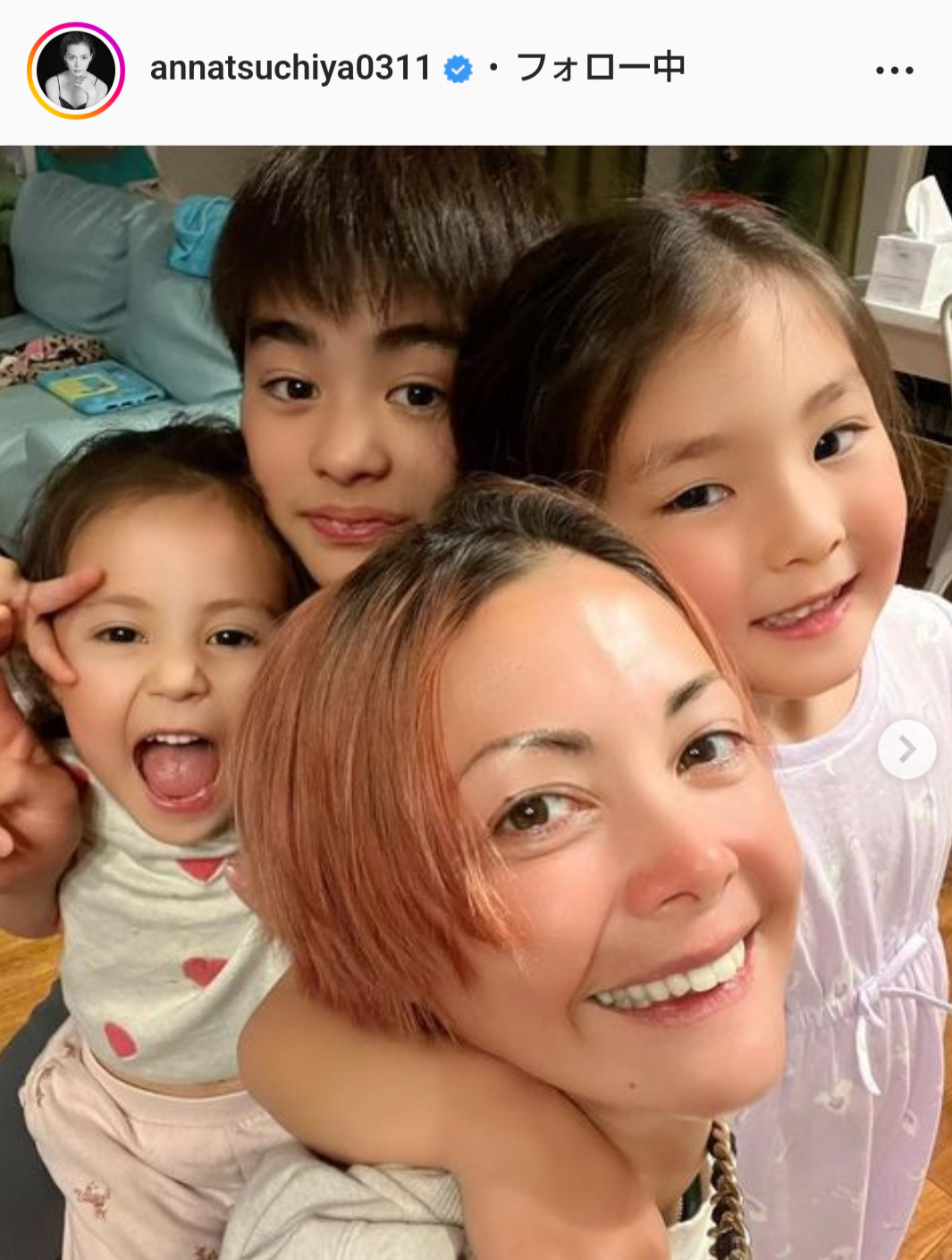 土屋アンナのインスタグラムから