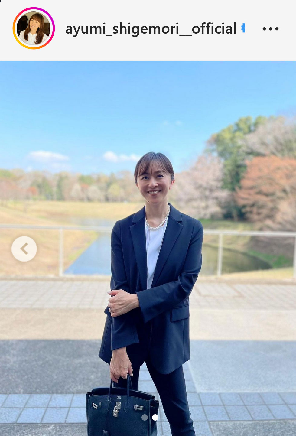 茂森あゆみ（インスタグラムから）