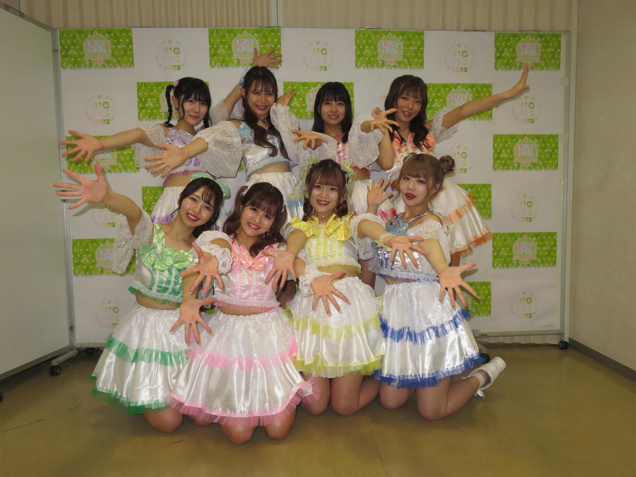 「NEXT IDOL GRANDPRIX 2023」でグランプリに輝いたSAI〓（上付き2）Rium（サイサイリウム）（撮影・横山慧）