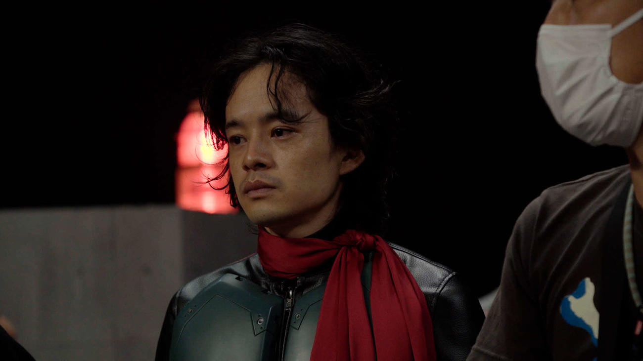 NHK「『シン・仮面ライダー』～ヒーローアクション挑戦の舞台裏～」の1カット