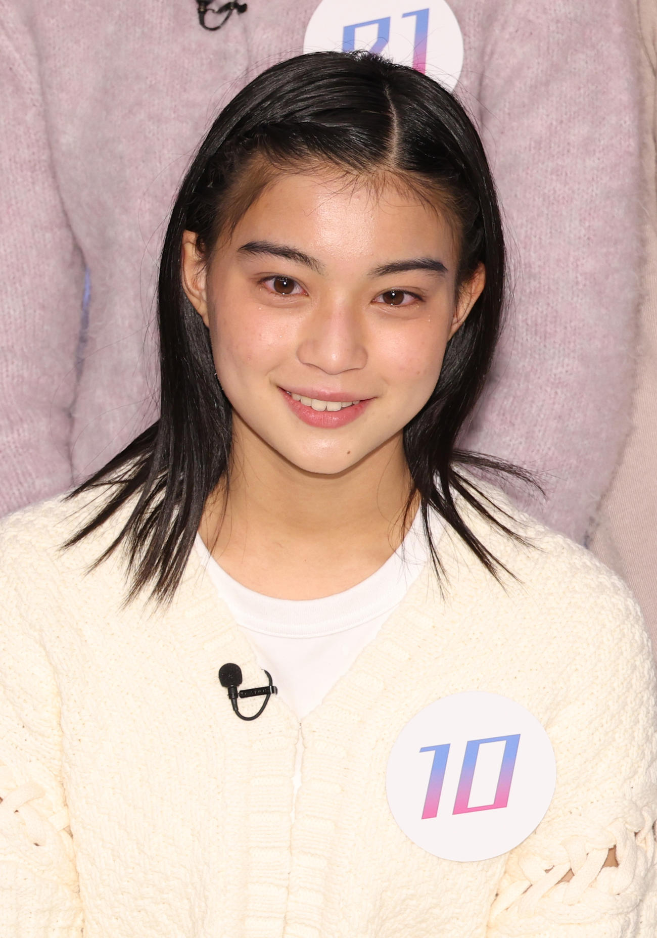 「私が女優になる日＿season3」の会見を行うファイナリストの坂本彩さん（撮影・中島郁夫）