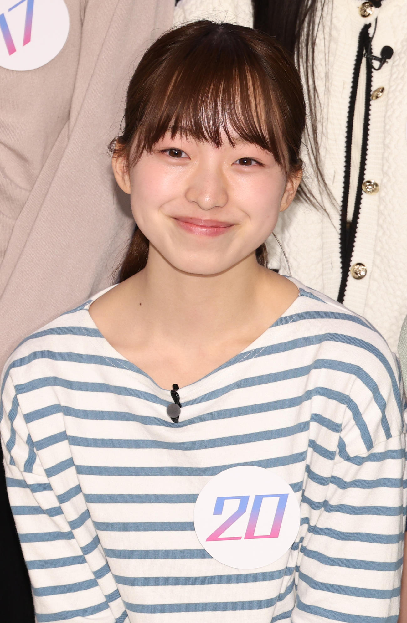 「私が女優になる日＿season3」の会見を行うファイナリストの宮治果緒さん（撮影・中島郁夫）