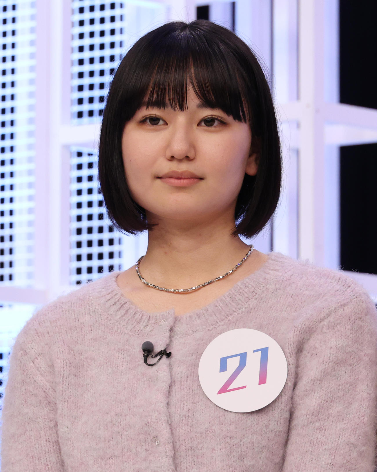 「私が女優になる日＿season3」の会見を行うファイナリストの栗原一菜さん（撮影・中島郁夫）