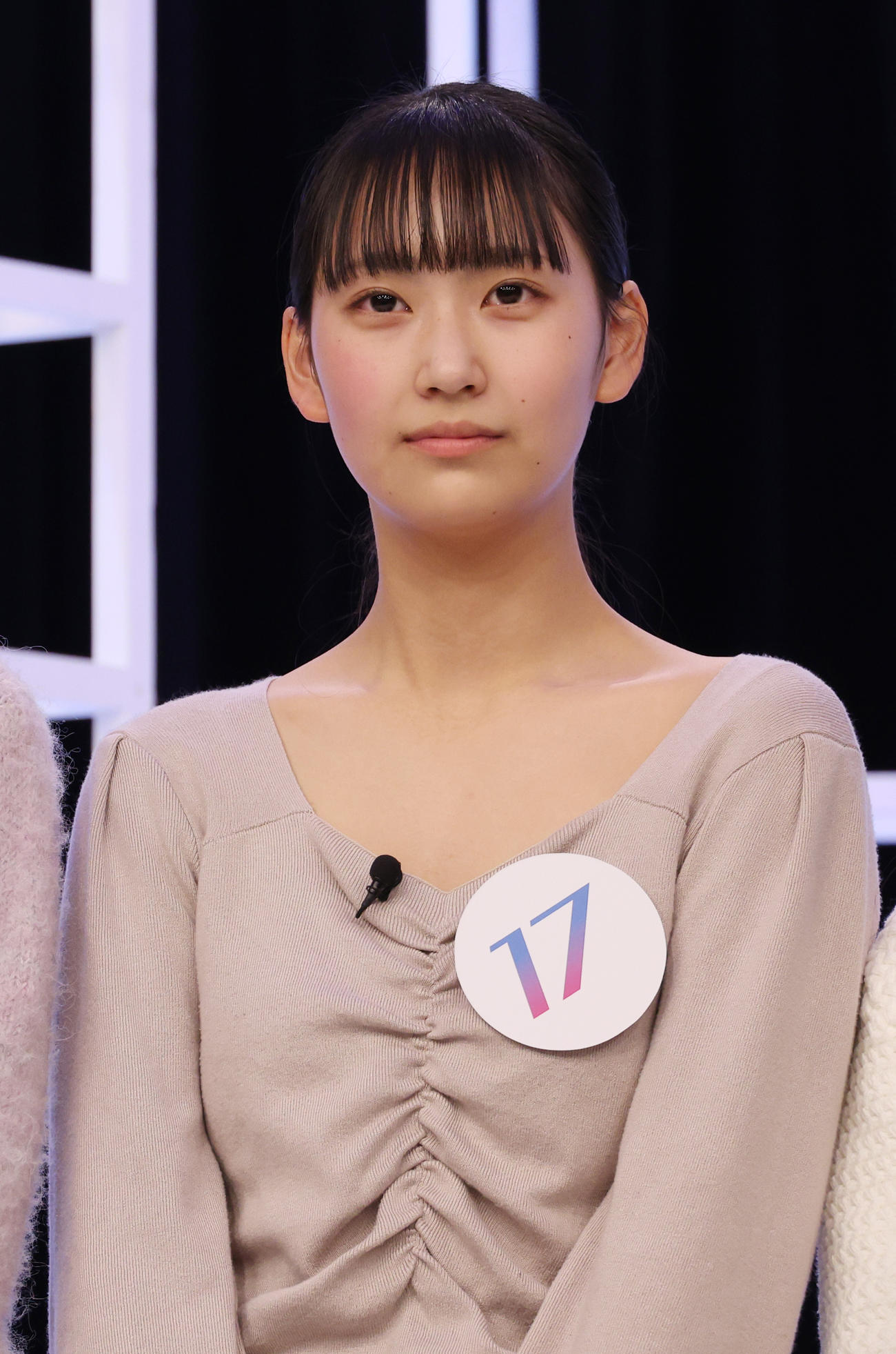 「私が女優になる日＿season3」の会見を行うファイナリストの和多田萌衣さん（撮影・中島郁夫）