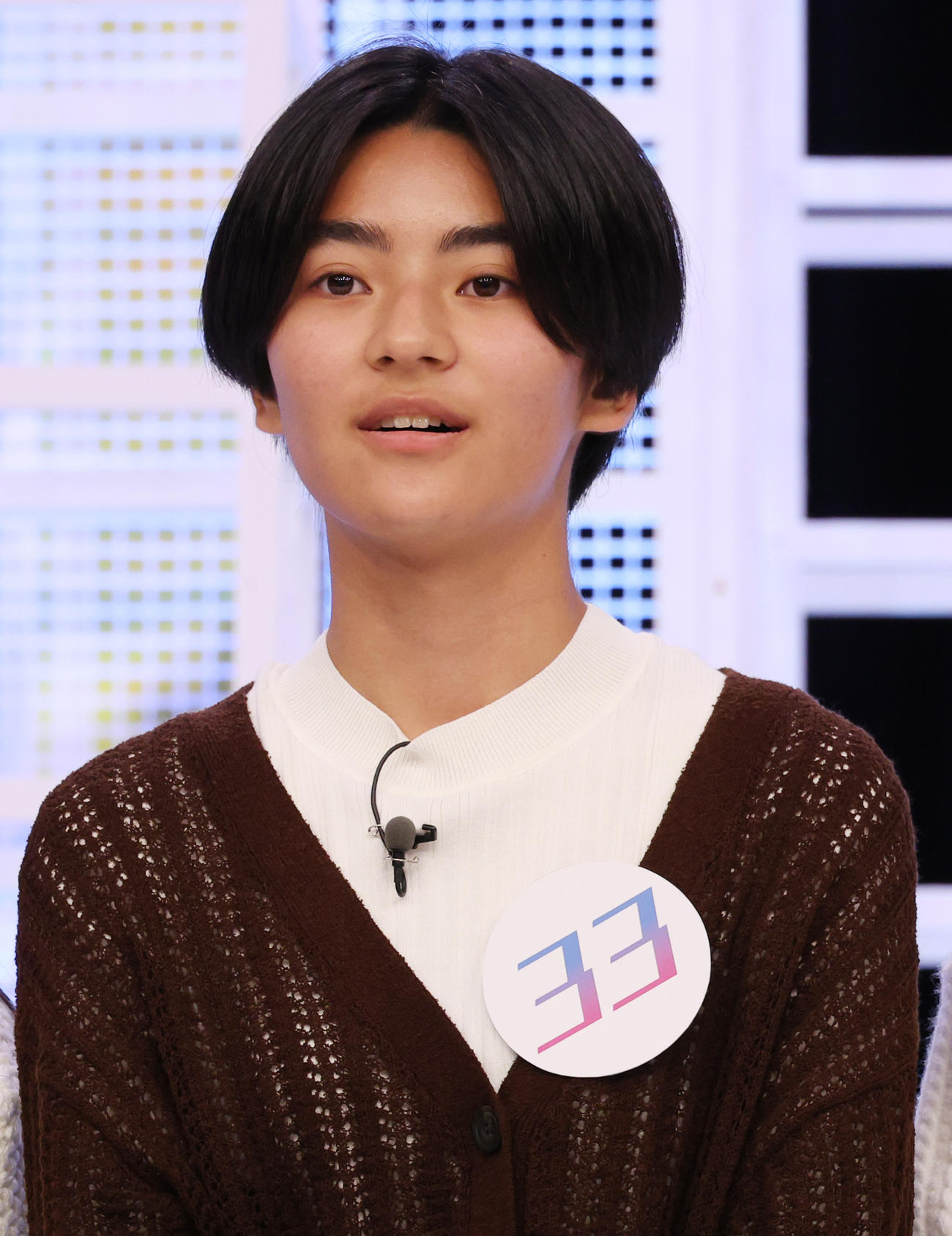 「私が女優になる日＿season3」の会見を行うファイナリストの岸本小雪さん（撮影・中島郁夫）