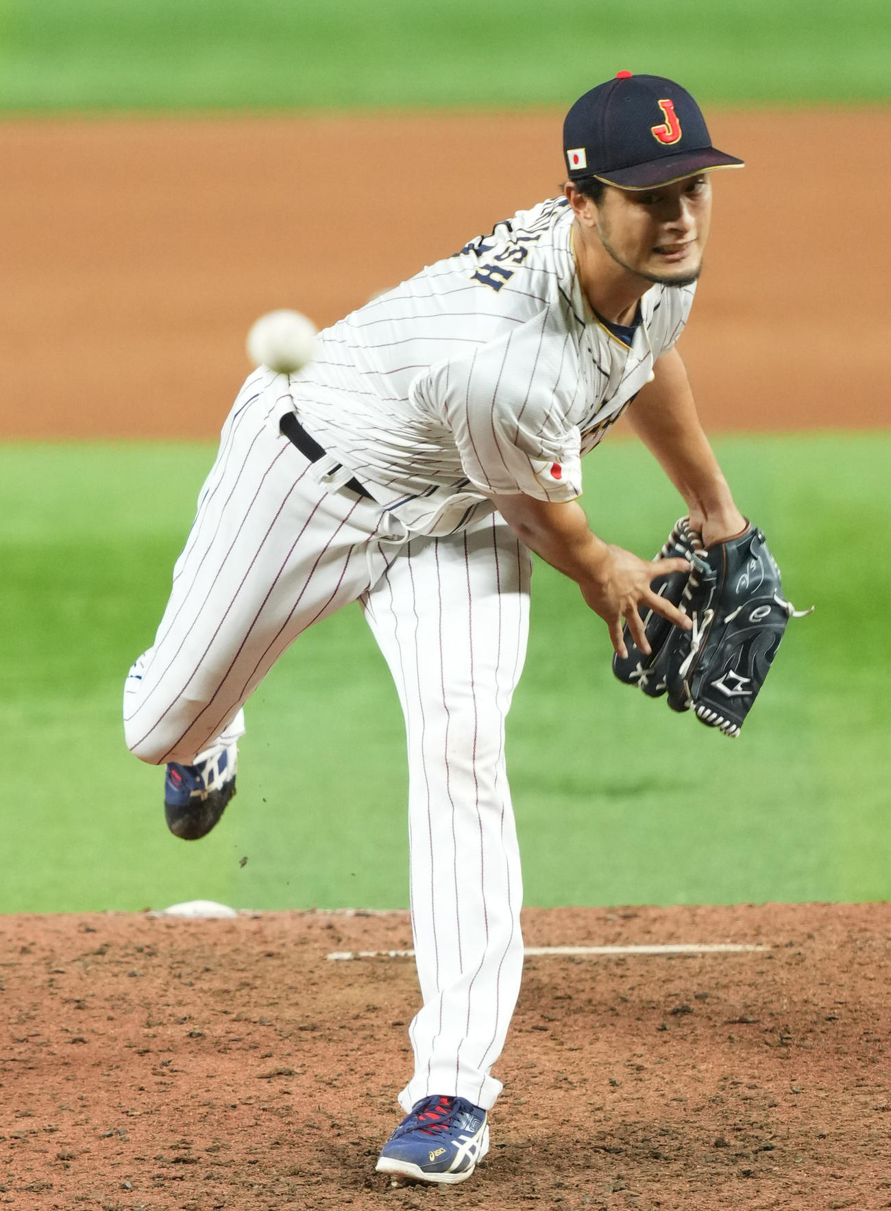 WBC決勝で力投するダルビッシュ（2023年3月21日撮影）