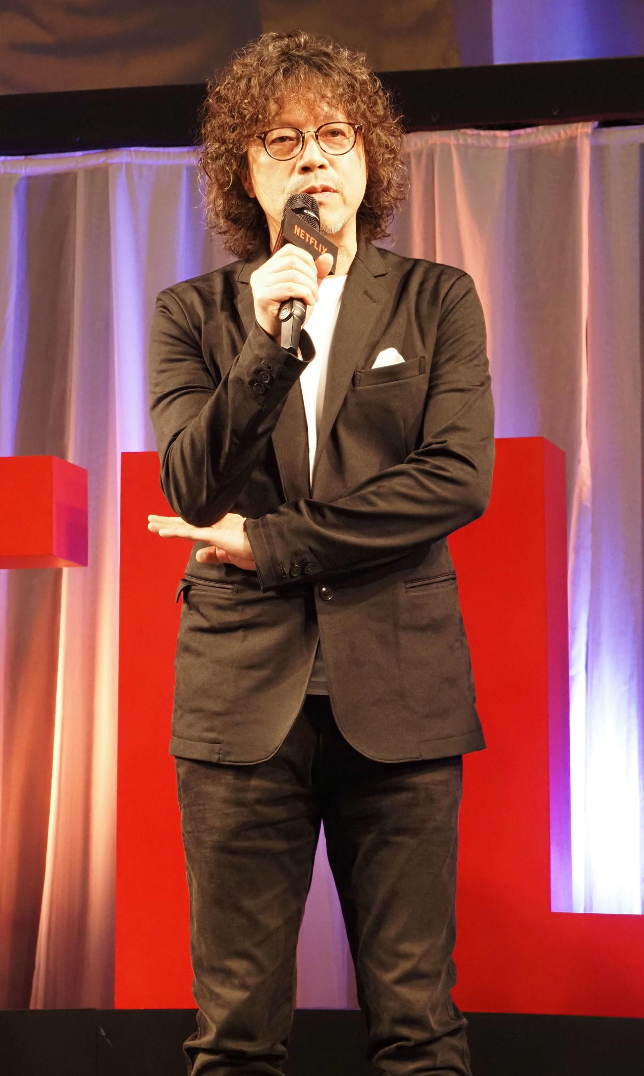 「AnimeJapan2023」の「ネトフリアニメスペシャルステージ」に登壇した浦沢直樹氏（撮影・遠藤尚子）