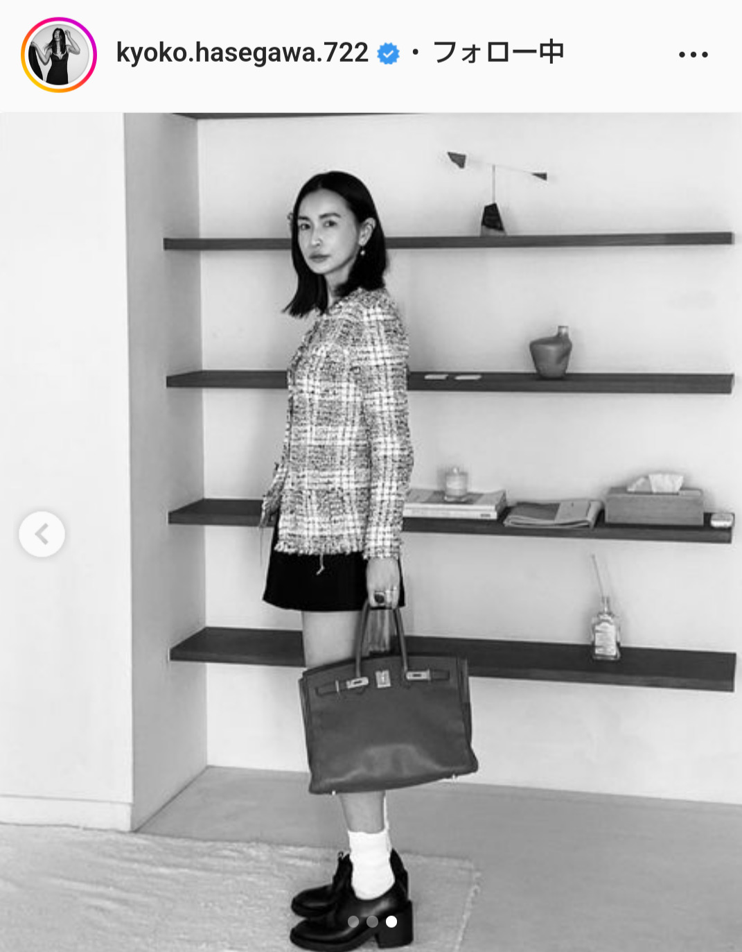長谷川京子のインスタグラムから