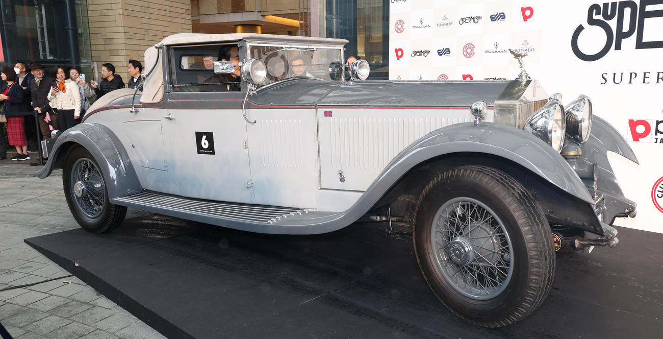 １９３０年式ロールスロイス　ファントムⅡ　カールトン（撮影・中島郁夫）