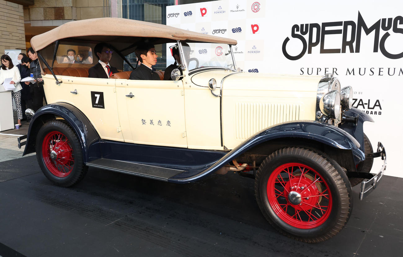 １９３１年式フォード　モデルＡ　フェートン（撮影・中島郁夫）