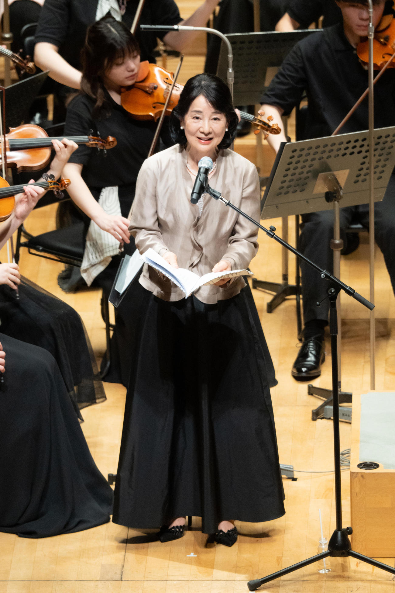 東北ユースオーケストラ演奏会2023東京公演で朗読する吉永小百合