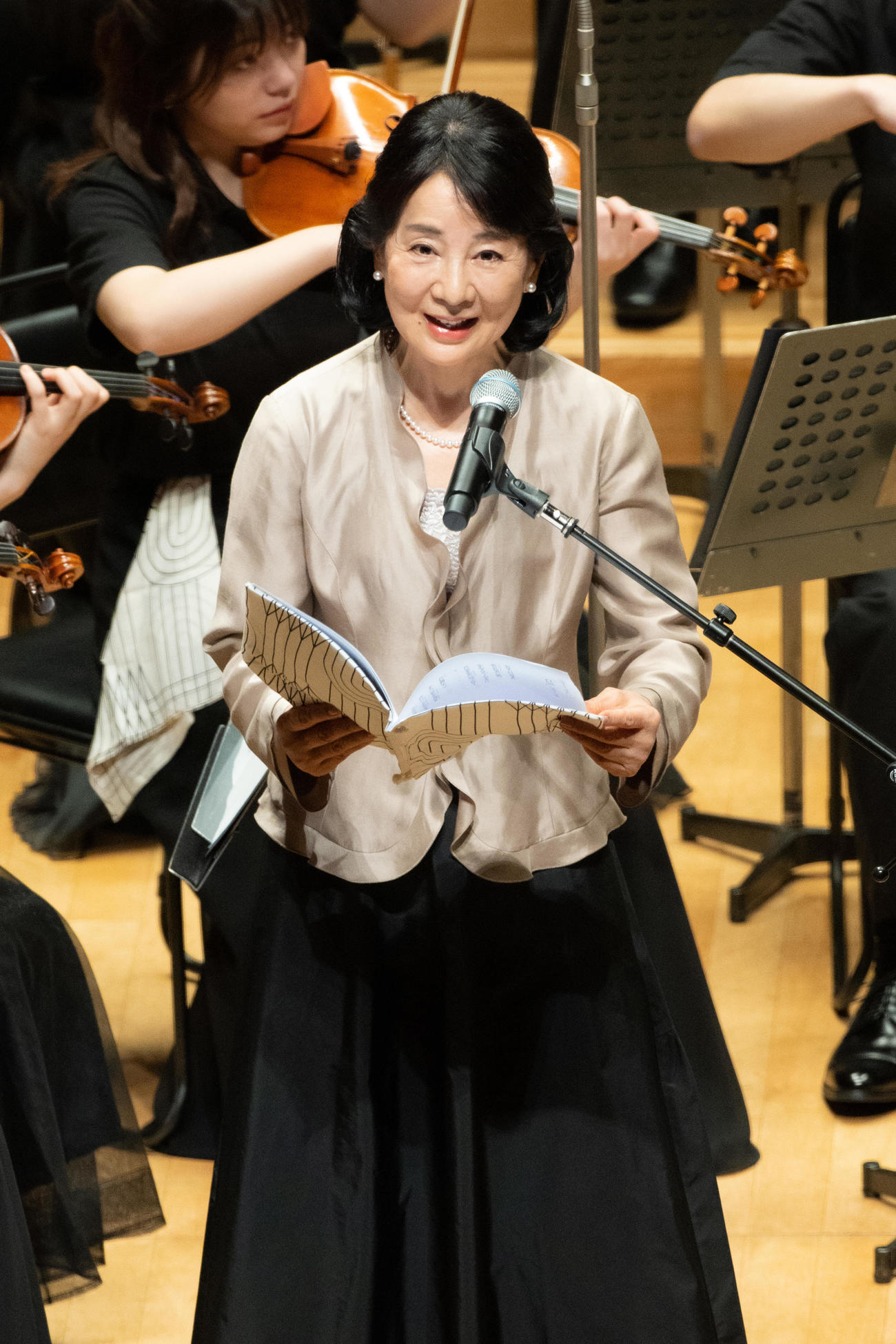 東北ユースオーケストラ演奏会2023東京公演で朗読する吉永小百合