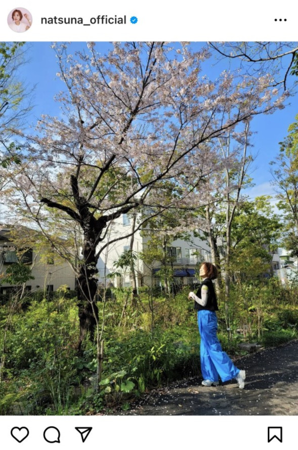 夏菜のインスタグラムから