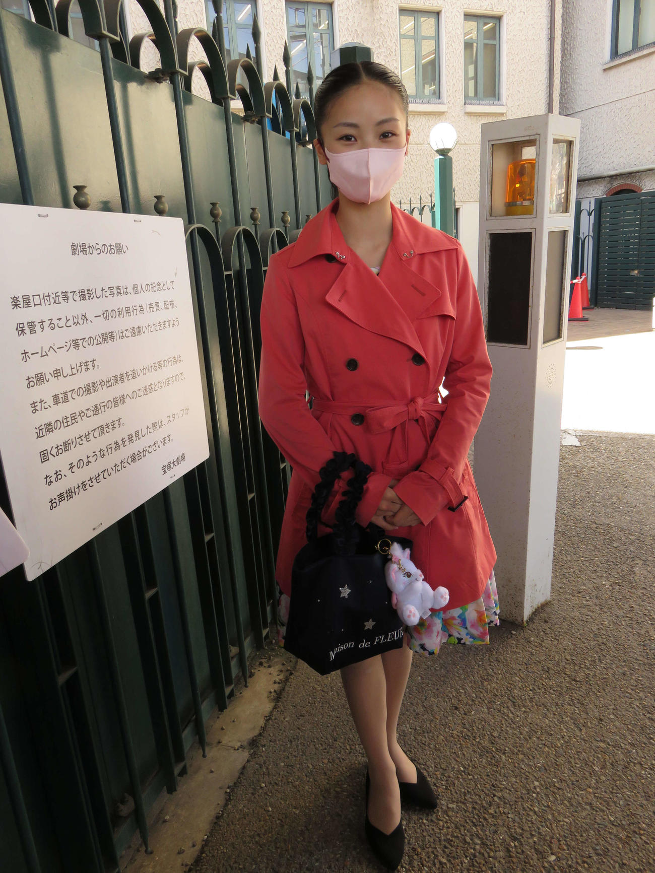 エトワールを目指す夢を持ち、合格切符をつかんだ井上侑香さん（撮影・村上久美子）
