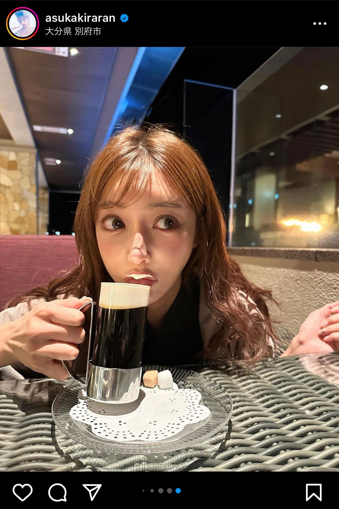 明日花キララのインスタグラムから