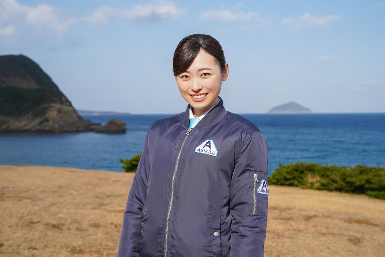 ヒロイン・岩倉舞を演じた福原遥（C）NHK
