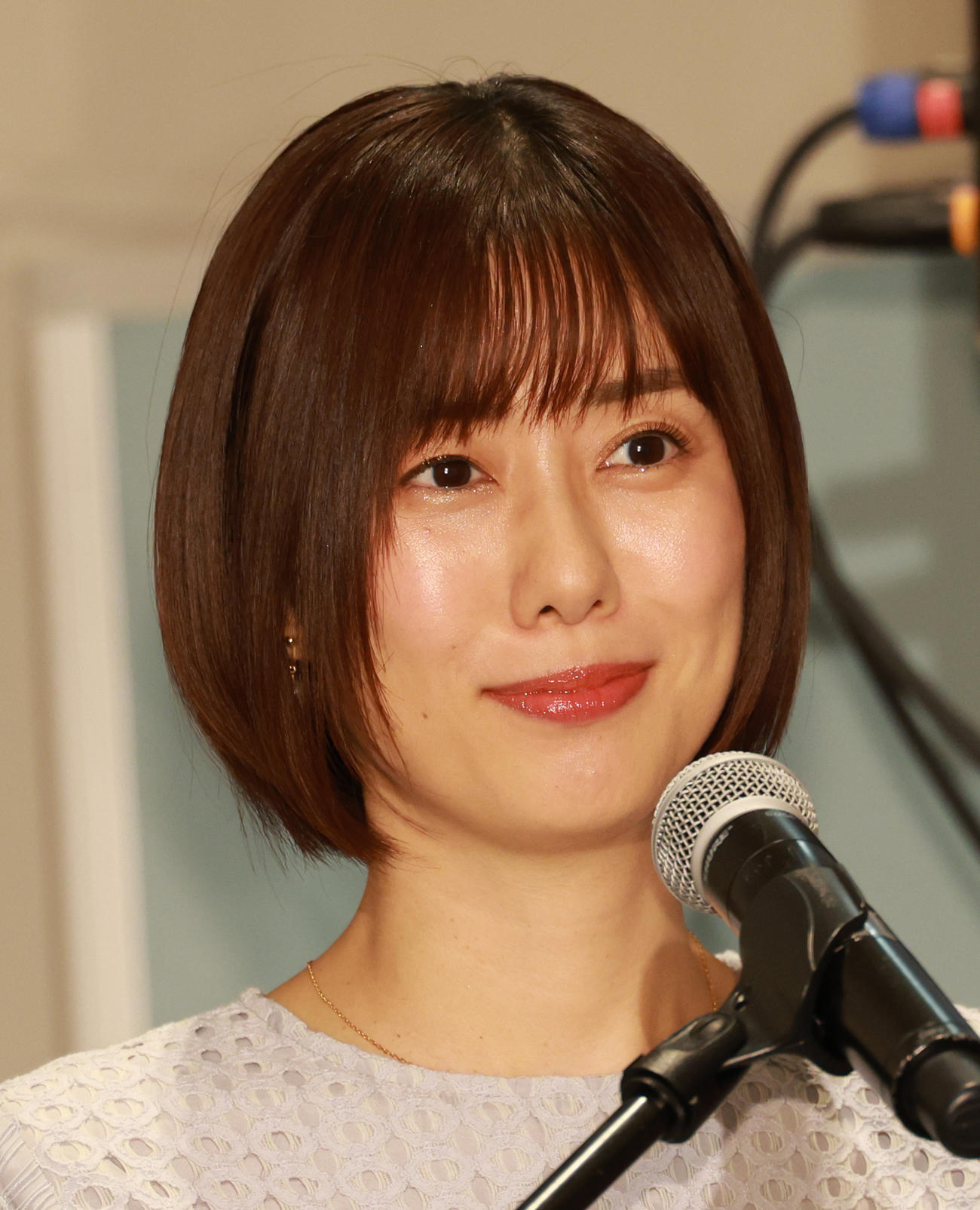 フジテレビ山崎夕貴アナウンサー（23年1月撮影）