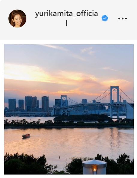 三田友梨佳アナのインスタグラムから
