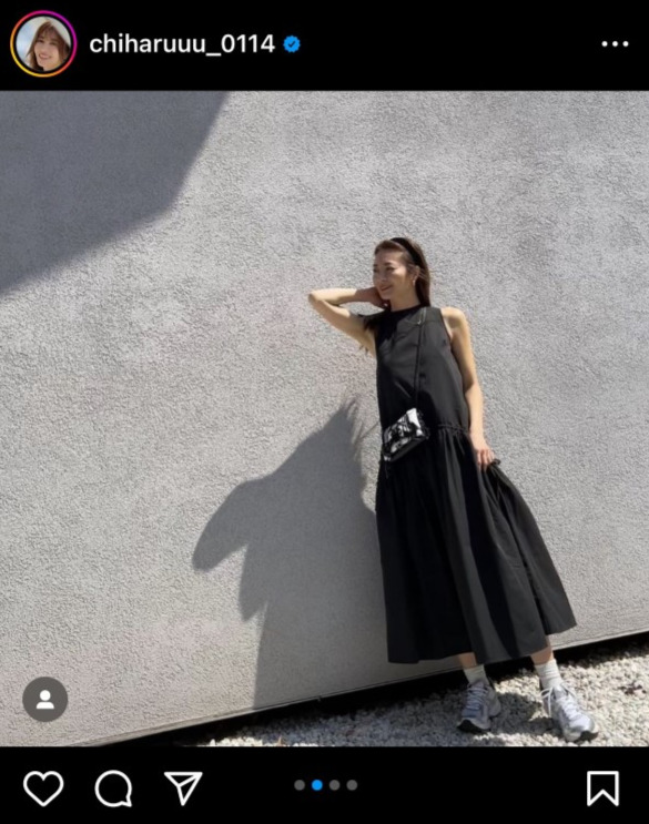 新山千春のインスタグラムから