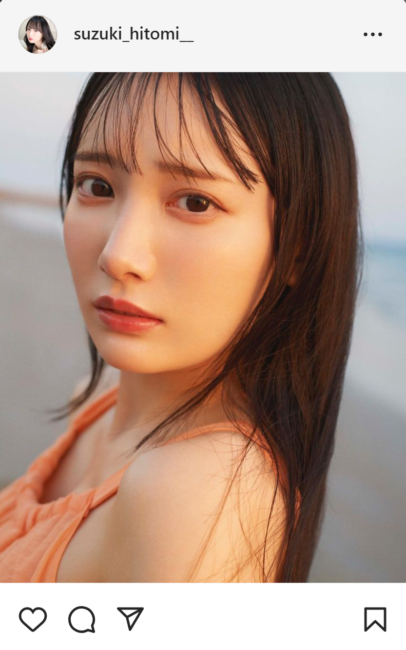 鈴木瞳美のインスタグラムから