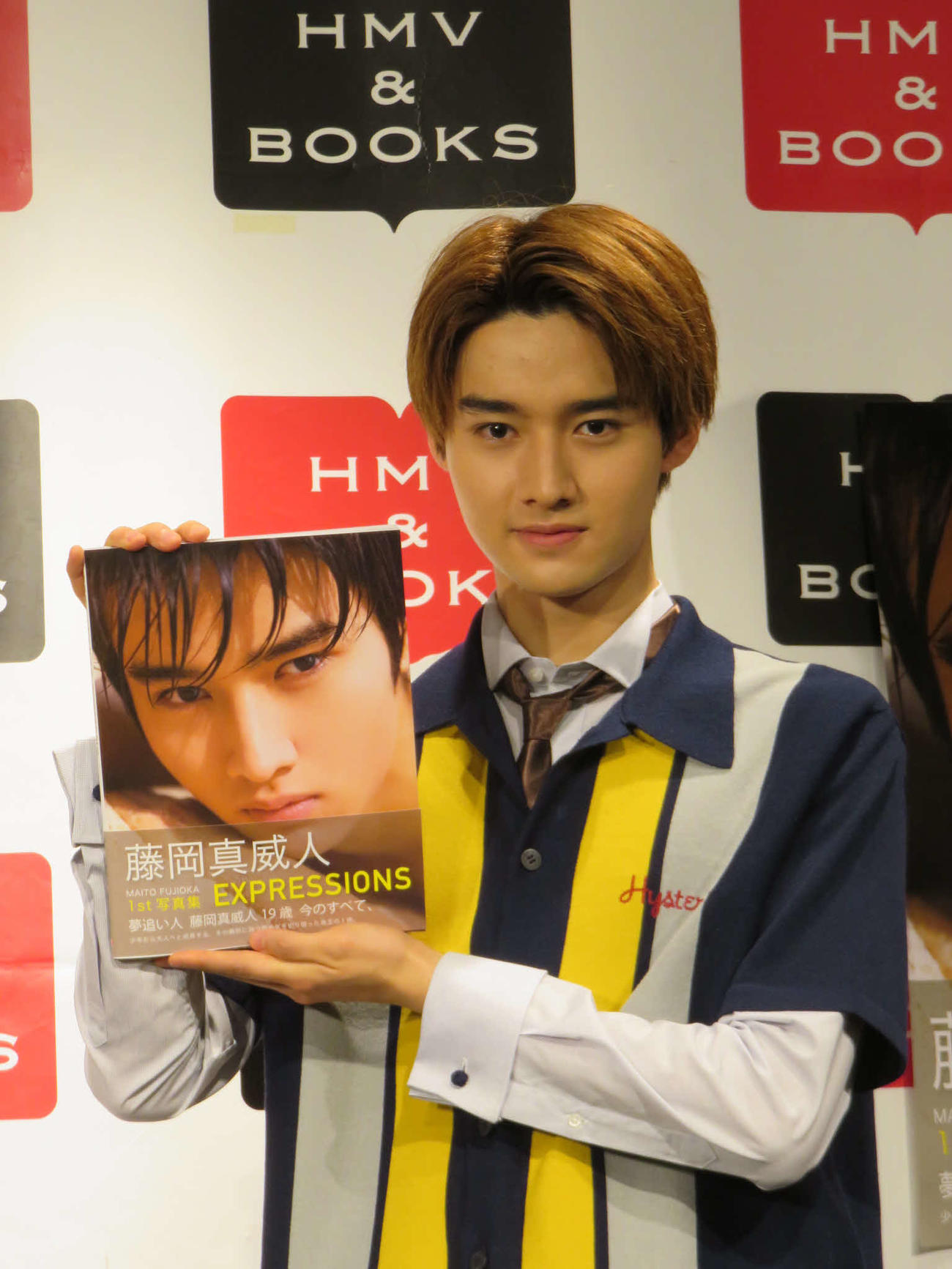 初写真集の出版イベントを行った藤岡真威人