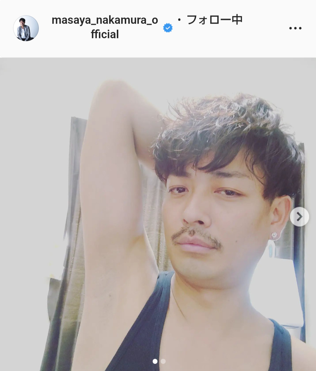 中村昌也のインスタグラムから